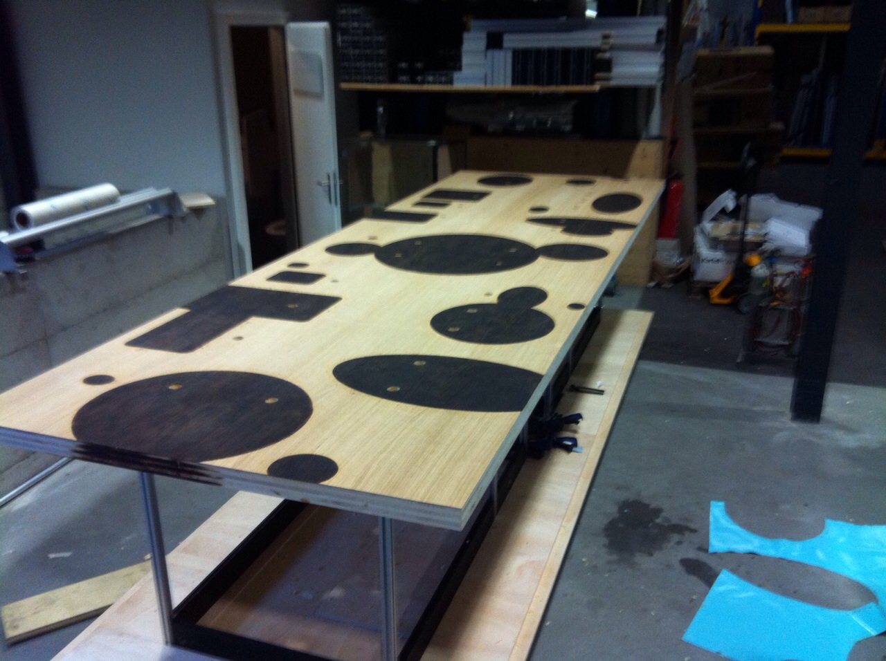 Stencil Design and Torch-Burning Application