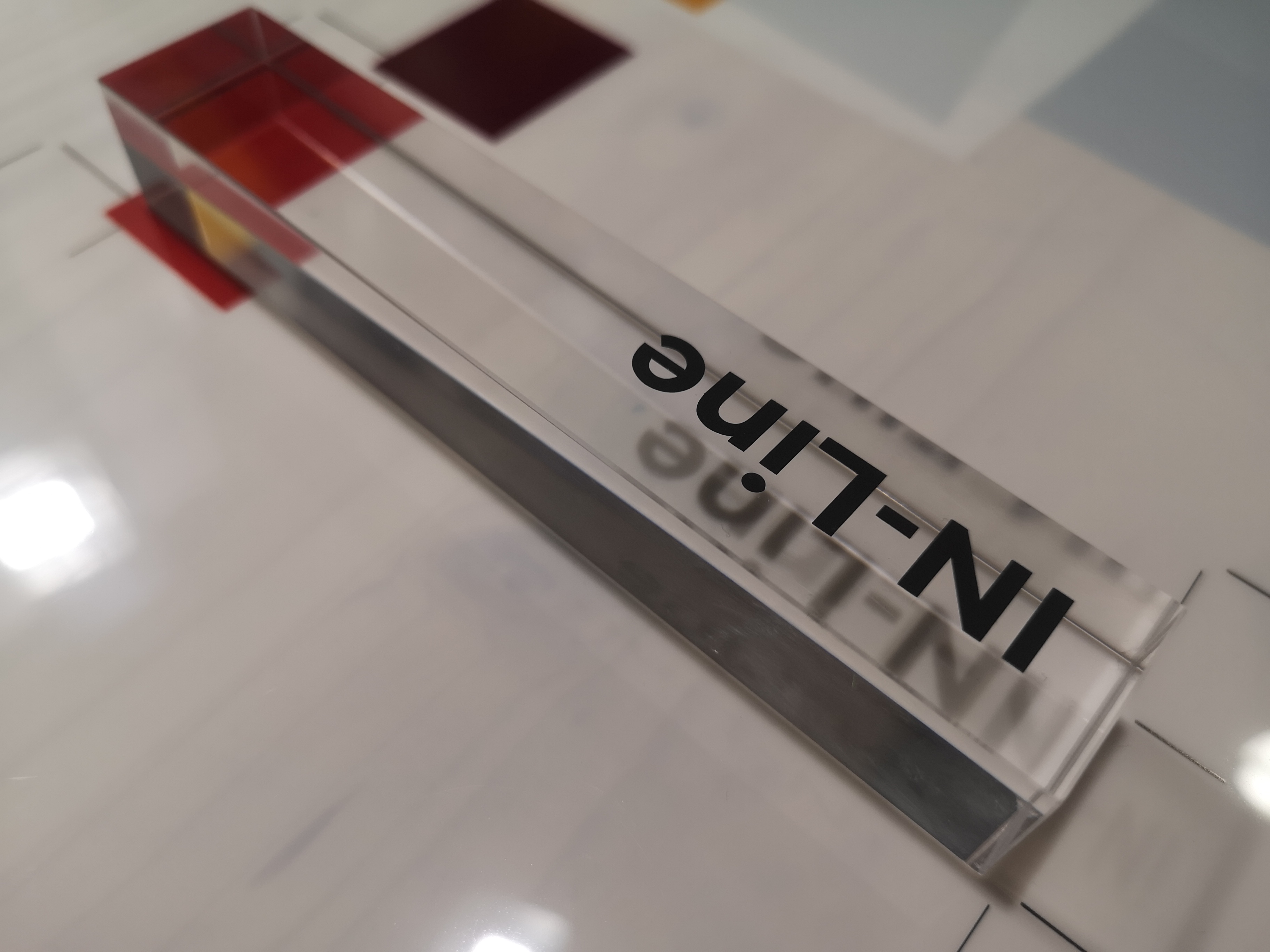 Plexiglass Displays with Transparent Print