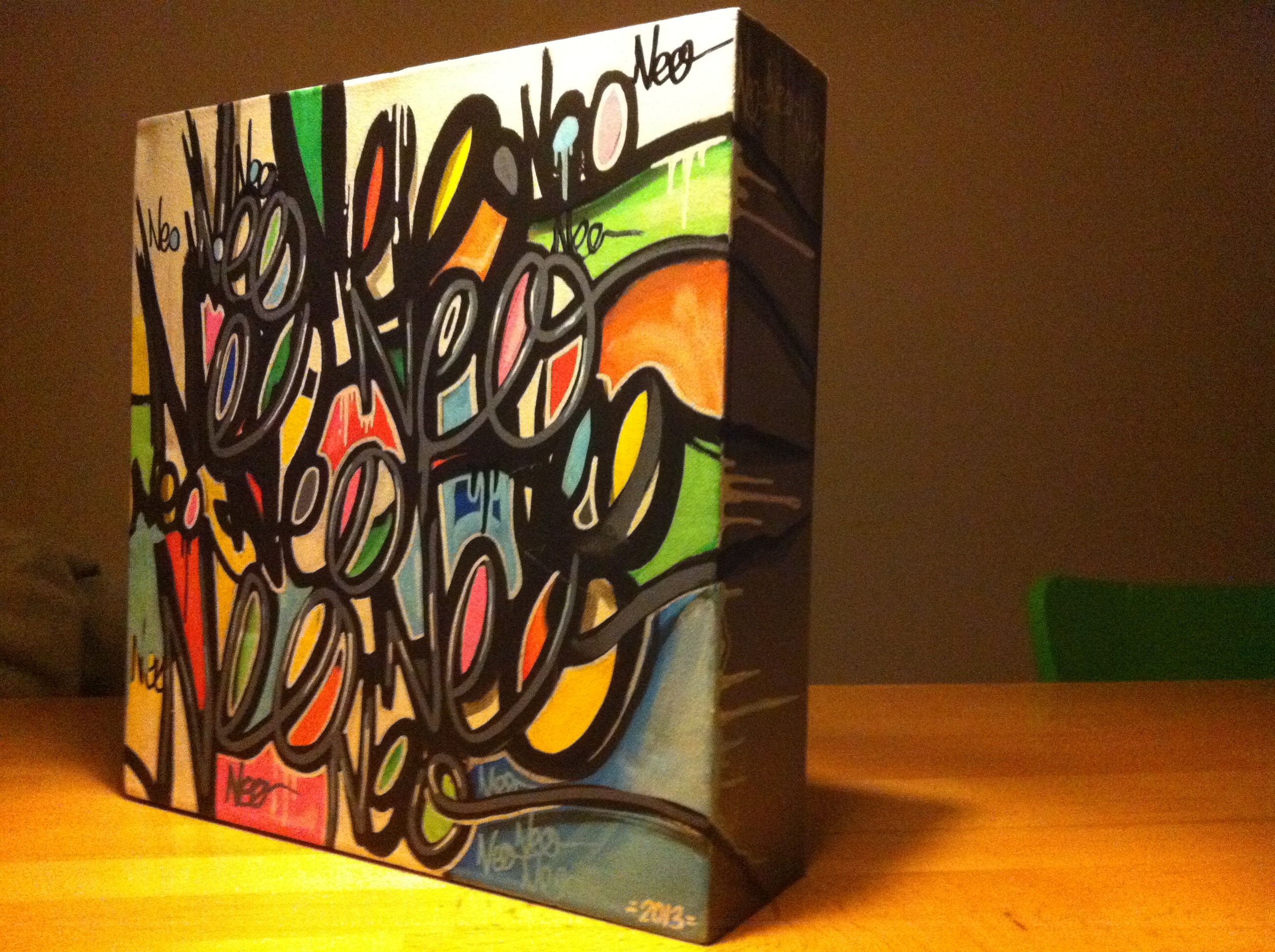 Personal Artwork – Spray Paint and Posca