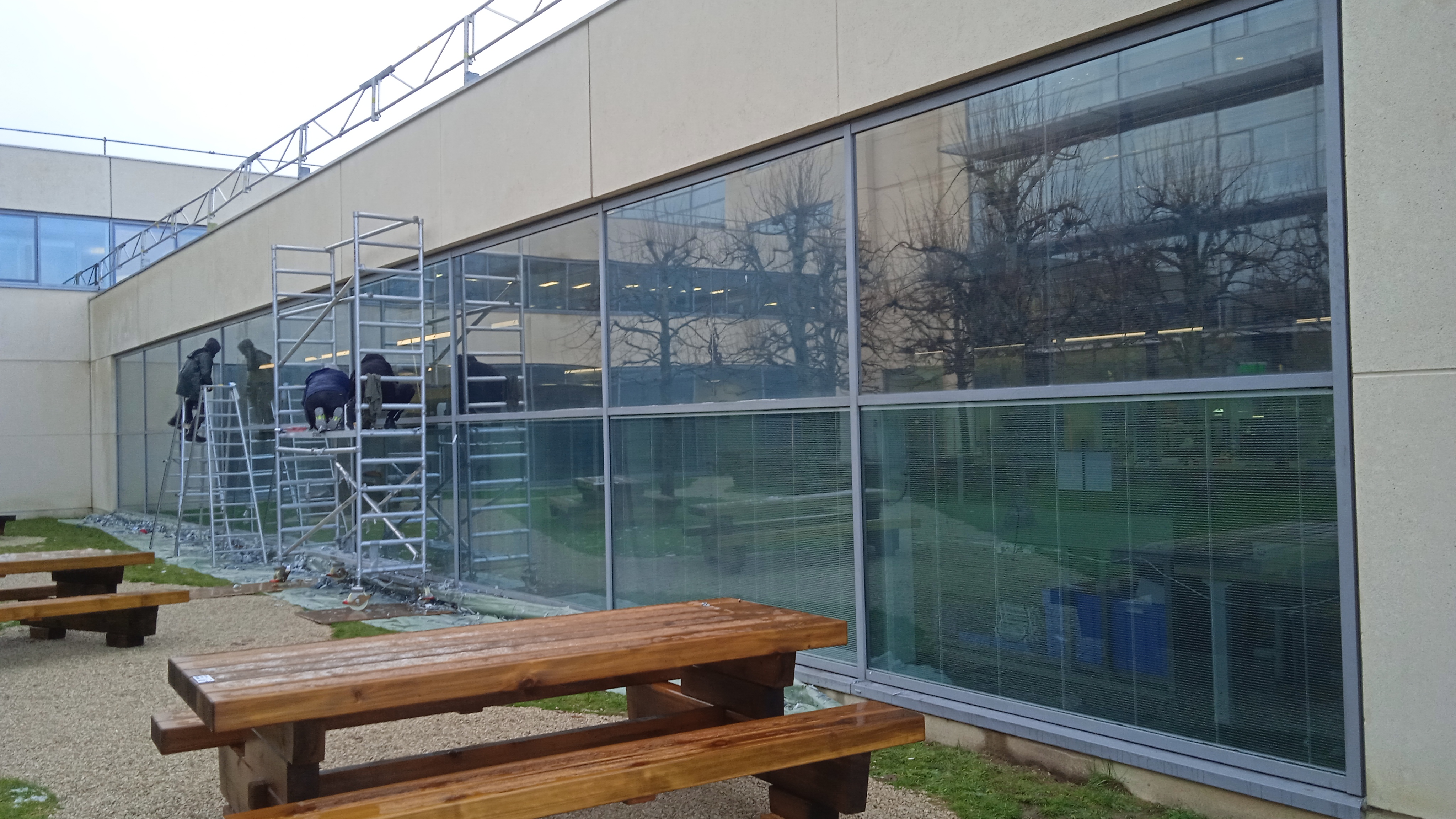 Glass Facade Refurbishment – Window Film
